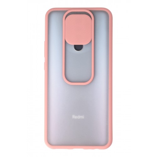 Newface Xiaomi Redmi 9 Kılıf Palm Buzlu Kamera Sürgülü Silikon - Pembe Newface Xiaomi Redmi 9 Kılıf Palm Buzlu Kamera Sürgülü Silikon - Pembe