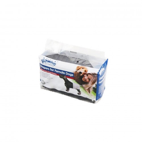 Pawise Köpek Alt Bağlama Bezi M Boy Siyah 12 Adet Pawise Köpek Alt Bağlama Bezi M Boy Siyah 12 Adet