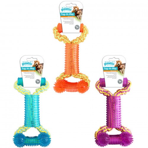 Pawise Tutma Saplı Diş İpi Köpek Oyuncağı 29 cm Pawise Tutma Saplı Diş İpi Köpek Oyuncağı 29 cm