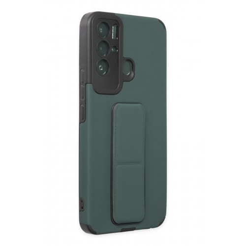 Newface Tecno Pova Neo Kılıf Mega Standlı Silikon - Yeşil Newface Tecno Pova Neo Kılıf Mega Standlı Silikon - Yeşil