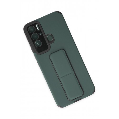 Newface Tecno Pova Neo Kılıf Mega Standlı Silikon - Yeşil Newface Tecno Pova Neo Kılıf Mega Standlı Silikon - Yeşil