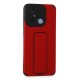 Newface Xiaomi Redmi 12C Kılıf Mega Standlı Silikon - Kırmızı Newface Xiaomi Redmi 12C Kılıf Mega Standlı Silikon - Kırmızı