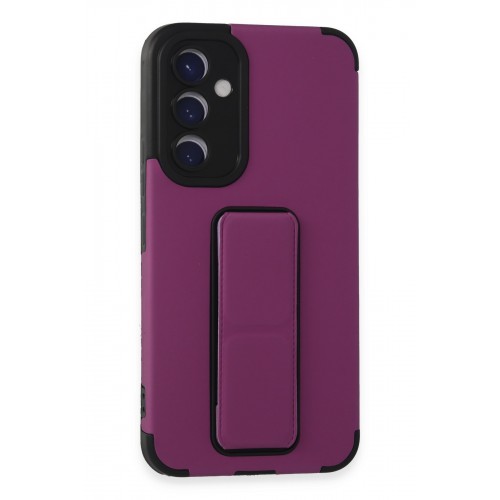 Newface Samsung Galaxy A54 5G Kılıf Mega Standlı Silikon - Mor Newface Samsung Galaxy A54 5G Kılıf Mega Standlı Silikon - Mor