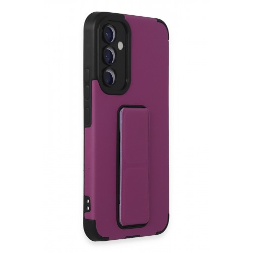 Newface Samsung Galaxy A54 5G Kılıf Mega Standlı Silikon - Mor Newface Samsung Galaxy A54 5G Kılıf Mega Standlı Silikon - Mor