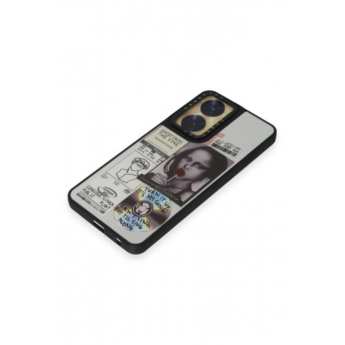 Newface Realme C55 Kılıf Mirror Desenli Kapak - Mirror - 2 Newface Realme C55 Kılıf Mirror Desenli Kapak - Mirror - 2