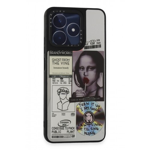 Newface Realme C53 Kılıf Mirror Desenli Kapak - Mirror - 2 Newface Realme C53 Kılıf Mirror Desenli Kapak - Mirror - 2