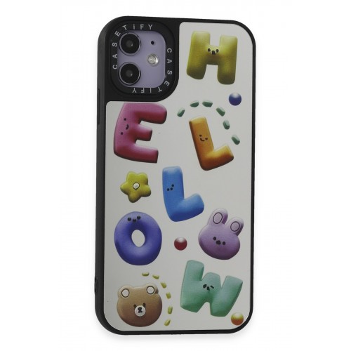 Newface iPhone 11 Kılıf Mirror Desenli Kapak - Mirror - 15