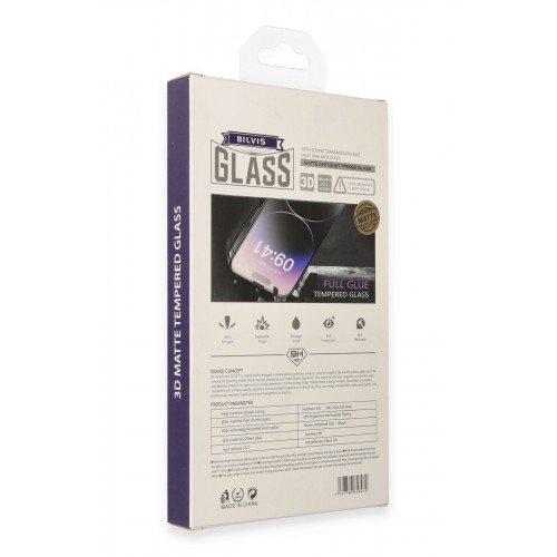 Newface iPhone 15 Bilvis 3D Mat Cam Ekran Koruyucu Newface iPhone 15 Bilvis 3D Mat Cam Ekran Koruyucu