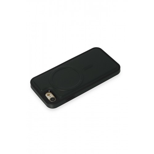 Newface iPhone 7 Kılıf Ozzi Magsafe Deri Kapak - Koyu Yeşil Newface iPhone 7 Kılıf Ozzi Magsafe Deri Kapak - Koyu Yeşil