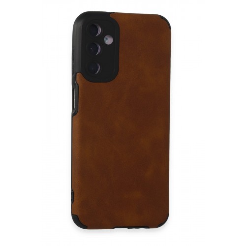 Newface Samsung Galaxy M14 5G Kılıf Loop Deri Silikon - Kahverengi Newface Samsung Galaxy M14 5G Kılıf Loop Deri Silikon - Kahverengi