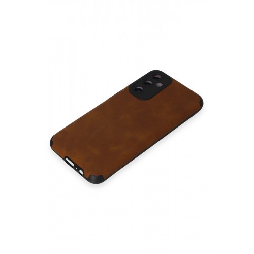 Newface Samsung Galaxy M14 5G Kılıf Loop Deri Silikon - Kahverengi Newface Samsung Galaxy M14 5G Kılıf Loop Deri Silikon - Kahverengi