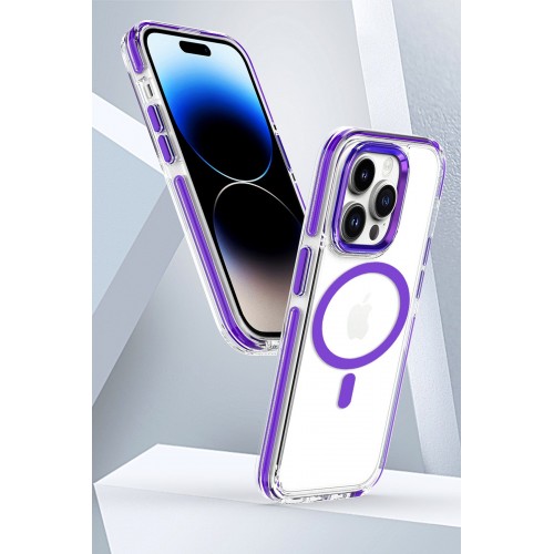 Joko iPhone 15 Pro Max Bella Magsafe Kapak - Turuncu Joko iPhone 15 Pro Max Bella Magsafe Kapak - Turuncu