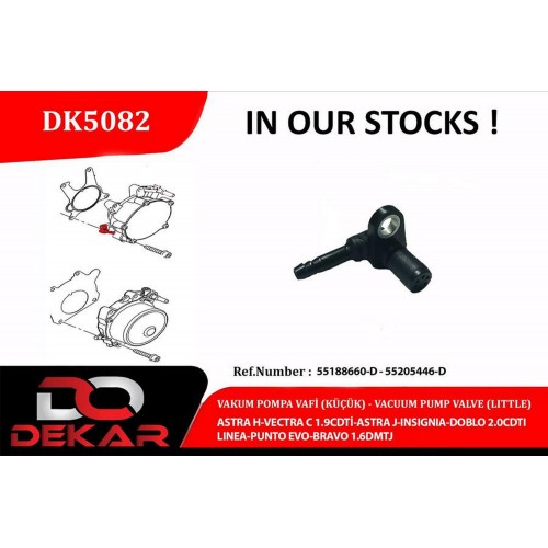 VAKUM POMPA VALF KÜÇÜK ASTRA H-VECTRA C 1.9CDTİ-ASTRA J-INSIGNIA-DOBLO 2.0CDTI-LINEA-PUNTO EVO BRAVO 1.6DMTJ VAKUM POMPA VALF KÜÇÜK ASTRA H-VECTRA C 1.9CDTİ-ASTRA J-INSIGNIA-DOBLO 2.0CDTI-LINEA-PUNTO EVO BRAVO 1.6DMTJ