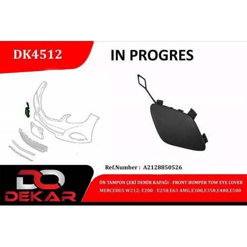 ÖN TAMPON ÇEKİ DEMİR KAPAĞI MERCEDES W212-E200-E250-E63-AMG-E300-E350 ÖN TAMPON ÇEKİ DEMİR KAPAĞI MERCEDES W212-E200-E250-E63-AMG-E300-E350