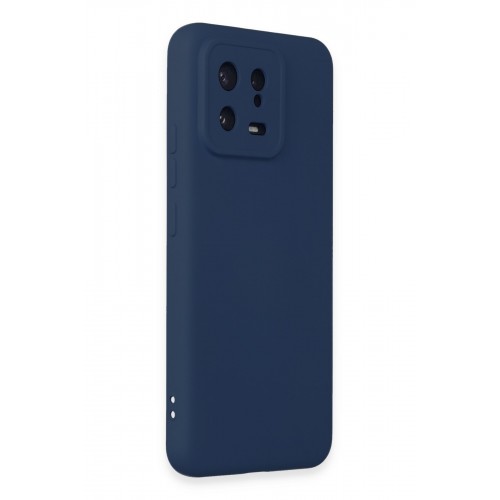 Newface Xiaomi Mi 13 Kılıf Nano içi Kadife Silikon - Lacivert Newface Xiaomi Mi 13 Kılıf Nano içi Kadife Silikon - Lacivert