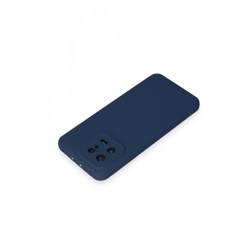 Newface Xiaomi Mi 13 Kılıf Nano içi Kadife Silikon - Lacivert Newface Xiaomi Mi 13 Kılıf Nano içi Kadife Silikon - Lacivert