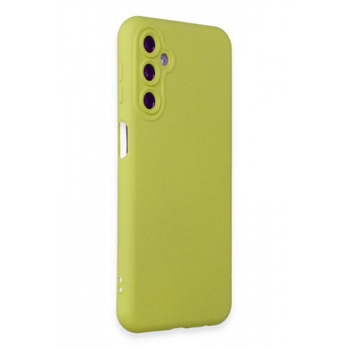 Newface Samsung Galaxy M34 5G Kılıf Nano içi Kadife Silikon - Sarı Newface Samsung Galaxy M34 5G Kılıf Nano içi Kadife Silikon - Sarı