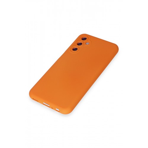 Newface Samsung Galaxy M34 5G Kılıf Nano içi Kadife Silikon - Turuncu Newface Samsung Galaxy M34 5G Kılıf Nano içi Kadife Silikon - Turuncu