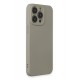 Newface iPhone 15 Pro Max Kılıf Nano içi Kadife Silikon - Beyaz Titanyum Newface iPhone 15 Pro Max Kılıf Nano içi Kadife Silikon - Beyaz Titanyum