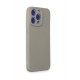 Newface iPhone 15 Pro Max Kılıf Nano içi Kadife Silikon - Natural Titanyum Newface iPhone 15 Pro Max Kılıf Nano içi Kadife Silikon - Natural Titanyum