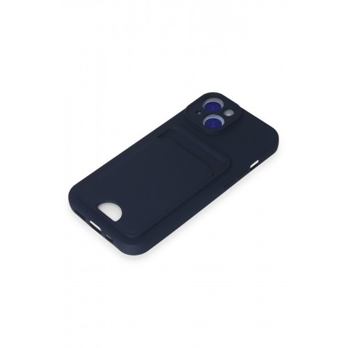 Newface iPhone 15 Kılıf Kelvin Kartvizitli Silikon - Lacivert Newface iPhone 15 Kılıf Kelvin Kartvizitli Silikon - Lacivert