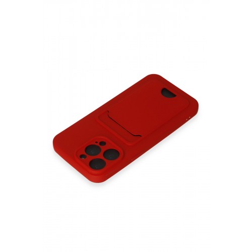 Newface iPhone 15 Pro Max Kılıf Kelvin Kartvizitli Silikon - Kırmızı Newface iPhone 15 Pro Max Kılıf Kelvin Kartvizitli Silikon - Kırmızı