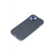 Newface iPhone 15 Kılıf Nano içi Kadife  Silikon - Gri
