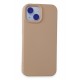 Newface iPhone 15 Kılıf Nano içi Kadife  Silikon - Pudra