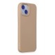 Newface iPhone 15 Kılıf Nano içi Kadife  Silikon - Pudra