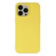 Newface iPhone 15 Pro Kılıf Nano içi Kadife Silikon - Sarı Newface iPhone 15 Pro Kılıf Nano içi Kadife Silikon - Sarı