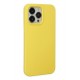 Newface iPhone 15 Pro Kılıf Nano içi Kadife Silikon - Sarı Newface iPhone 15 Pro Kılıf Nano içi Kadife Silikon - Sarı