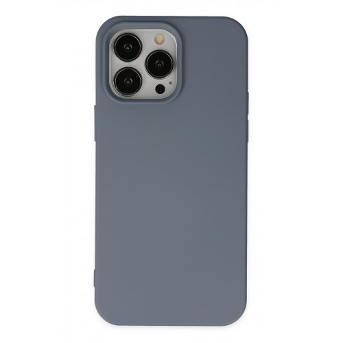 Newface iPhone 15 Pro Kılıf Nano içi Kadife Silikon - Gri Newface iPhone 15 Pro Kılıf Nano içi Kadife Silikon - Gri