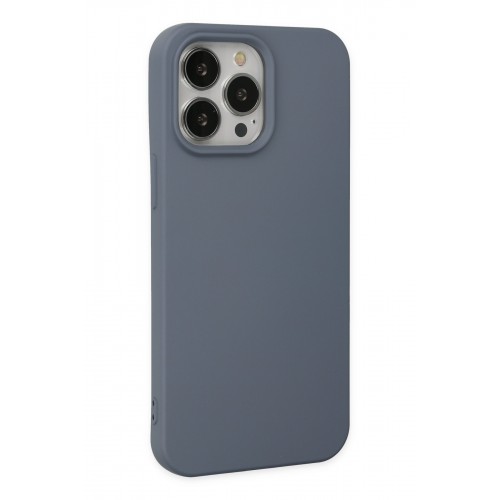 Newface iPhone 15 Pro Kılıf Nano içi Kadife Silikon - Gri Newface iPhone 15 Pro Kılıf Nano içi Kadife Silikon - Gri