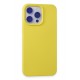 Newface iPhone 15 Pro Max Kılıf Nano içi Kadife Silikon - Sarı Newface iPhone 15 Pro Max Kılıf Nano içi Kadife Silikon - Sarı