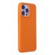 Newface iPhone 15 Pro Max Kılıf Nano içi Kadife Silikon - Turuncu Newface iPhone 15 Pro Max Kılıf Nano içi Kadife Silikon - Turuncu