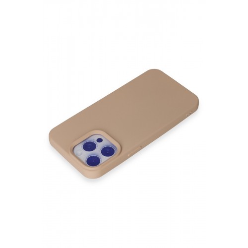 Newface iPhone 15 Pro Max Kılıf Nano içi Kadife Silikon - Pudra Newface iPhone 15 Pro Max Kılıf Nano içi Kadife Silikon - Pudra