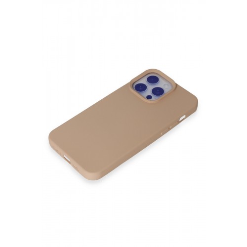 Newface iPhone 15 Pro Max Kılıf Nano içi Kadife Silikon - Pudra Newface iPhone 15 Pro Max Kılıf Nano içi Kadife Silikon - Pudra