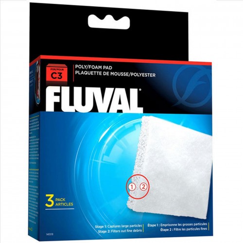 Fluval C3 Filtre Süngeri (3 Lü) Fluval C3 Filtre Süngeri (3 Lü)