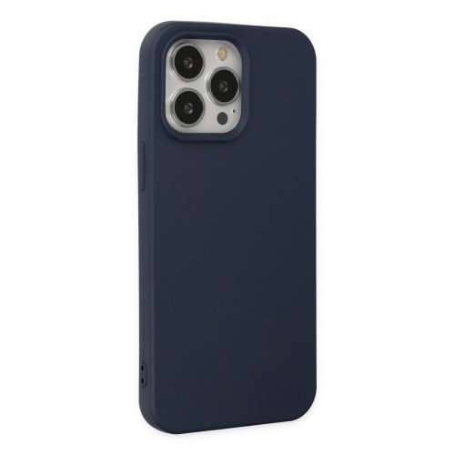 Newface iPhone 15 Pro Kılıf Nano içi Kadife Silikon - Lacivert Newface iPhone 15 Pro Kılıf Nano içi Kadife Silikon - Lacivert