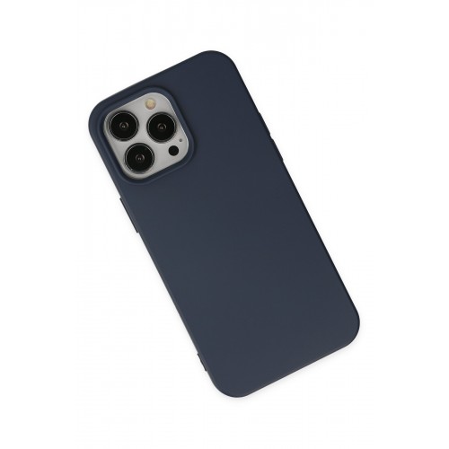 Newface iPhone 15 Pro Kılıf Nano içi Kadife Silikon - Lacivert Newface iPhone 15 Pro Kılıf Nano içi Kadife Silikon - Lacivert