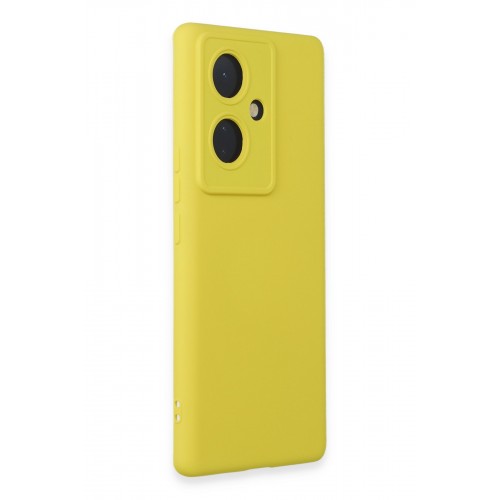 Newface Vivo V29 Lite Kılıf Nano içi Kadife Silikon - Sarı Newface Vivo V29 Lite Kılıf Nano içi Kadife Silikon - Sarı
