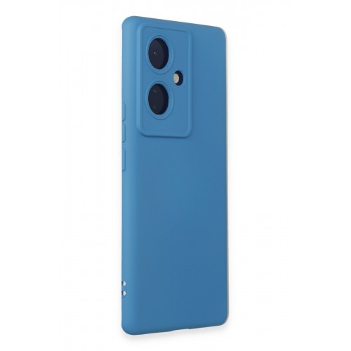 Newface Vivo V29 Lite Kılıf Nano içi Kadife Silikon - Mavi Newface Vivo V29 Lite Kılıf Nano içi Kadife Silikon - Mavi