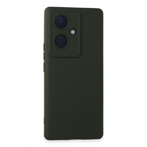 Newface Vivo V29 Lite Kılıf Nano içi Kadife Silikon - Koyu Yeşil Newface Vivo V29 Lite Kılıf Nano içi Kadife Silikon - Koyu Yeşil