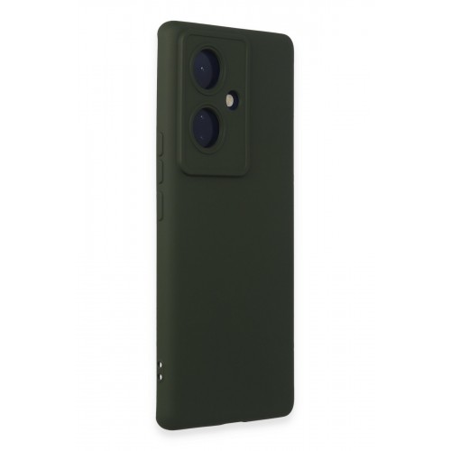 Newface Vivo V29 Lite Kılıf Nano içi Kadife Silikon - Koyu Yeşil Newface Vivo V29 Lite Kılıf Nano içi Kadife Silikon - Koyu Yeşil