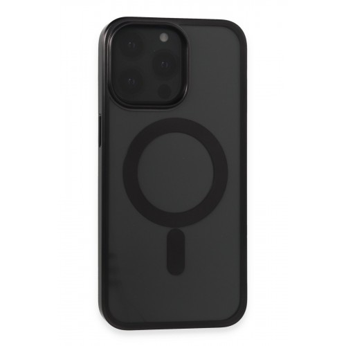 Newface iPhone 15 Pro Kılıf Erozi Magsafe Kapak - Siyah Newface iPhone 15 Pro Kılıf Erozi Magsafe Kapak - Siyah