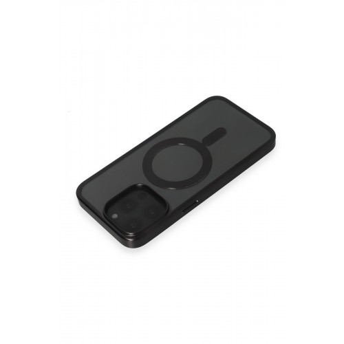 Newface iPhone 15 Pro Kılıf Erozi Magsafe Kapak - Siyah Newface iPhone 15 Pro Kılıf Erozi Magsafe Kapak - Siyah
