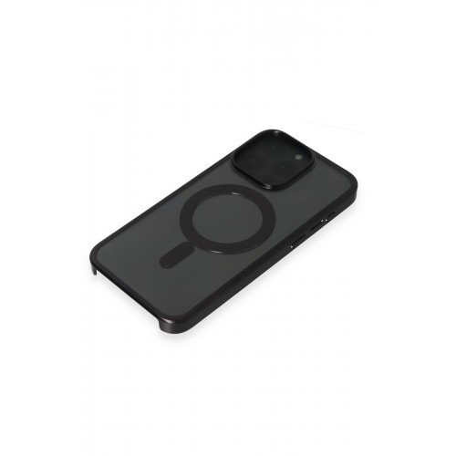 Newface iPhone 15 Pro Max Kılıf Erozi Magsafe Kapak - Siyah Newface iPhone 15 Pro Max Kılıf Erozi Magsafe Kapak - Siyah