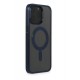 Newface iPhone 15 Pro Max Kılıf Erozi Magsafe Kapak - Lacivert Newface iPhone 15 Pro Max Kılıf Erozi Magsafe Kapak - Lacivert