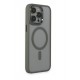 Newface iPhone 15 Pro Max Kılıf Room Magneticsafe Silikon - Gri Newface iPhone 15 Pro Max Kılıf Room Magneticsafe Silikon - Gri