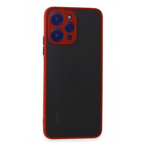 Newface Xiaomi Redmi 12 Kılıf Montreal Silikon Kapak - Kırmızı Newface Xiaomi Redmi 12 Kılıf Montreal Silikon Kapak - Kırmızı
